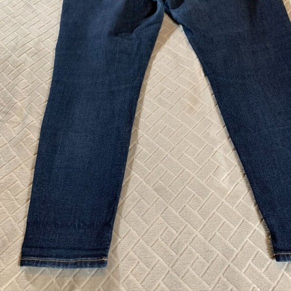 Banana Republic Womens 32 Denim Jeans Blue Skinny Ankle Dark Wash High Rise - Picture 10 of 11